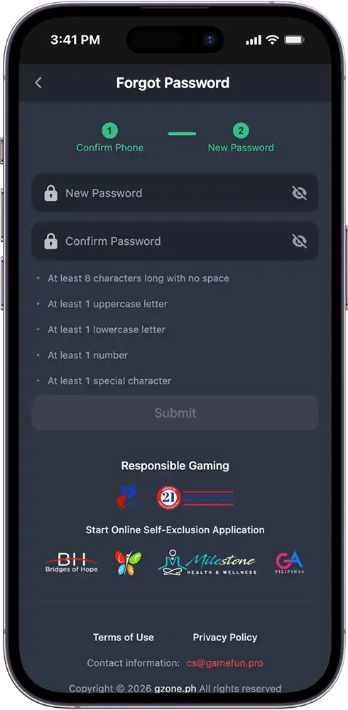 Create a New Password to Regain Full Access to Your GameZone Login Account