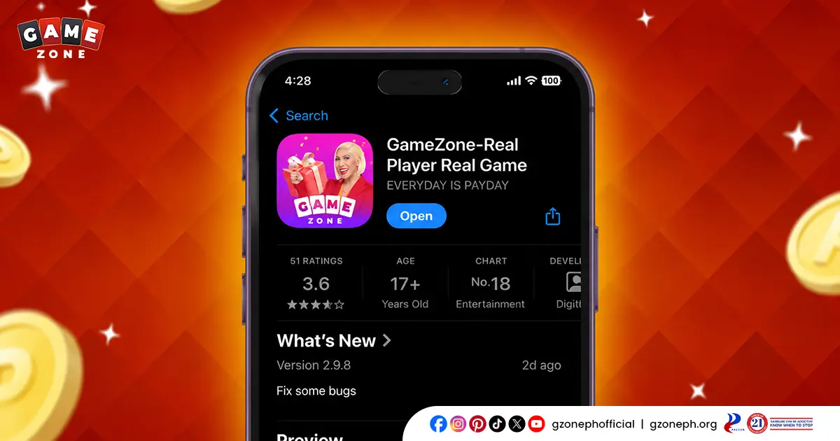 Download the GameZone App on the App Store for iOS Devices
