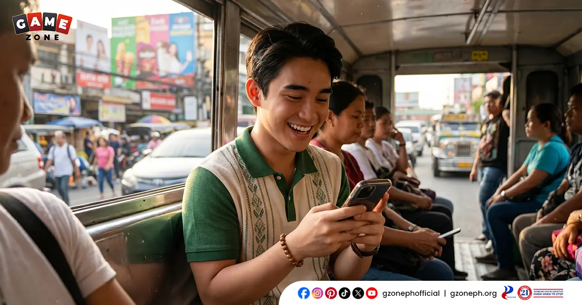 GameZone Player Enjoying Mobile Gaming Session