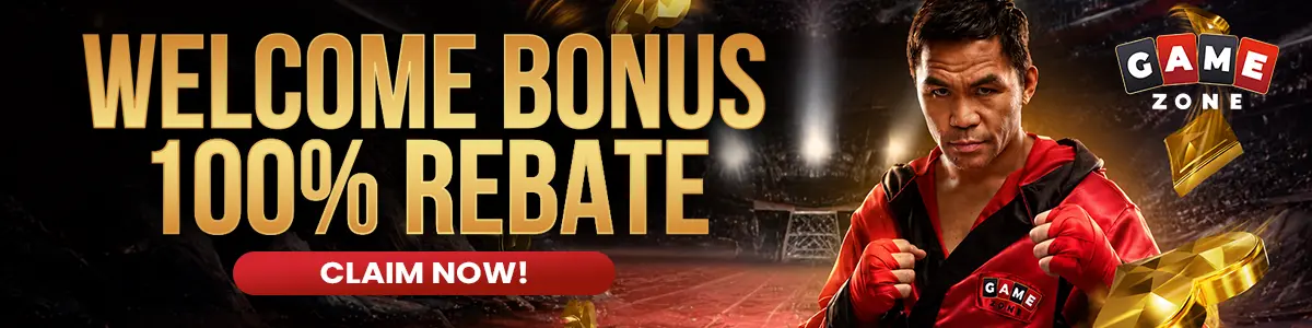 GameZone Welcome Bonus 100% Rebate