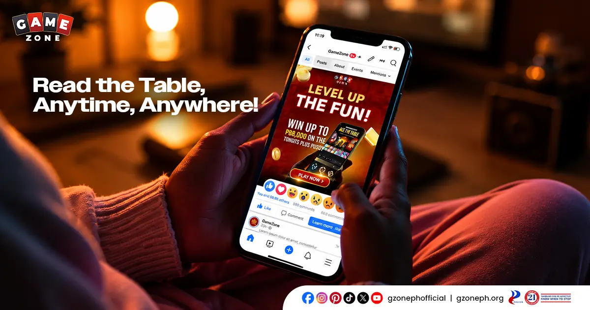 Read the Table, Anytime, Anywhere: GameZone Pusoy on Web or Mobile